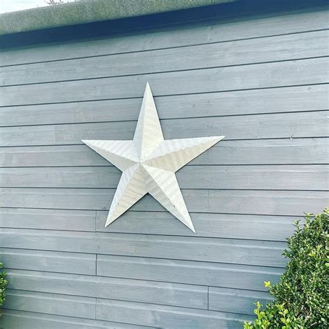 what are metal stars on houses|big metal star on house.